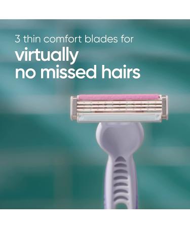 Gillette Venus Simply3 Disposable Razors for Women 8 Count - Close and Comfortable Shave - 8ct - Buy Online on SooperMarket.com