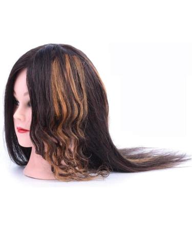 16 Inch Tailor Puppet Female Mannequin Head - Hairdresser Training Stand | Cosmetology Bust in Color1 - Buy Online on SooperMarket.com