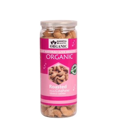 Blessfull Healing Organic Natural Vegan Tabasco Roasted Whole Cashew Nuts Crunchy Kaju 150 Gram