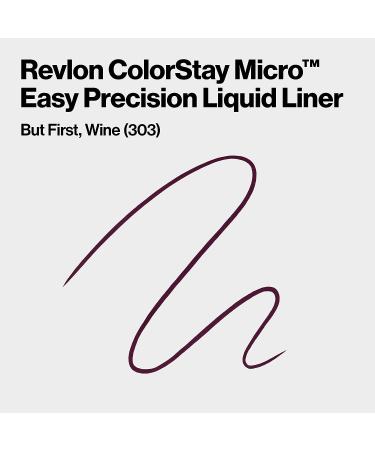 REVLON ColorStay Micro Easy Precision Liquid Liner 303 But First Wine - Long-Lasting Waterproof Formula | Pack of 1 - Buy Online on SooperMarket.com