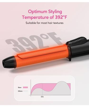 Mini 3/4 Inch Ceramic Hair Curler for Short Hair - Dual Voltage Travel Size Curling Iron with Storage Bag - Buy Online on SooperMarket.com