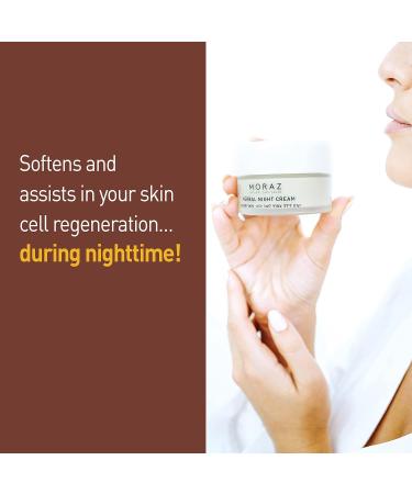 Moraz Night Cream for Dry Skin | Collagen Boosting Anti-Aging Moisturizer | Overnight Face Moisturizer 1.7 oz - Shop Internationally - Buy Online on SooperMarket.com