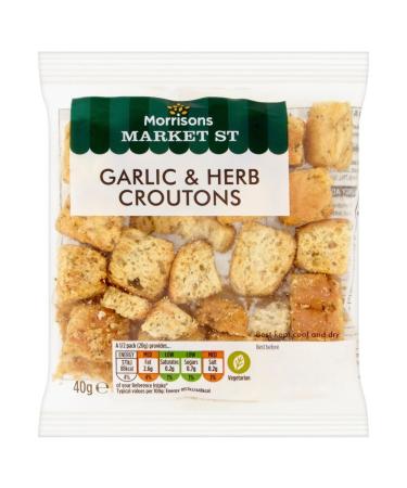 Morrisons Garlic And Herb Croutons 40g