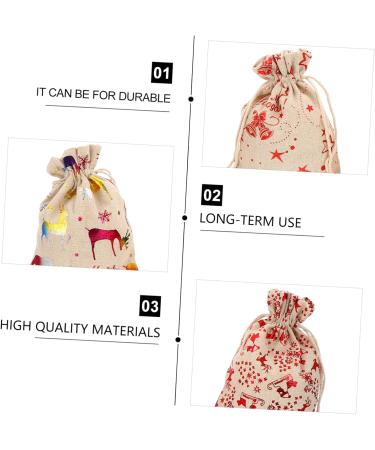 Anneome 1 Set Christmas Bag Calendars Christmas Sto The Xmas Hanging Bag Container Elk - Buy Online on SooperMarket.com