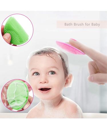 OBSCYON 6PCS Silicone Face Scrubber Kit for Manual Facial Cleansing - Skin Care Brushes Set in Pink, Red, Green, Blue & Mint Colors - Buy Online on SooperMarket.com