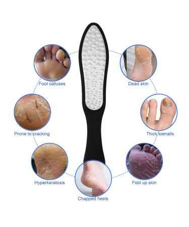 Professional Foot Rasp Callus Remover - Double-Sided Stainless Steel File for Pedicure and Hard Skin Removal - Buy Online on SooperMarket.com