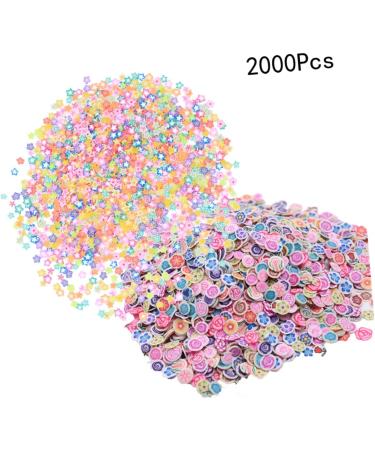 Ipetboom 2000pcs Nail Patches Nail Accessories Decor Nail Tech Accessories Nail Polymer Charms Nail Diy Tools Nails Accessories Nail Art Flower Stickers Resin 3d Polymer Clay Soft Pottery - Buy Online on SooperMarket.com