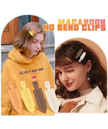 KesaPlan 10PCS No Bend Hair Clips - Acrylic Colorful Creaseless Flat Styling Duckbill Clips - Bang Seamless Barrette for Women and Girls - Makeup Hairstyle Accessories - Buy Online on SooperMarket.com
