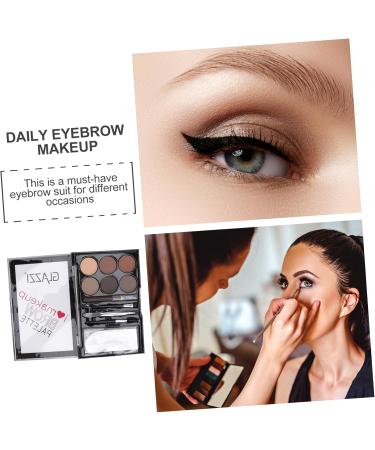 NOLITOY 6 Sets Eyebrow Powder Set Eyebrow Powder Cosmetic Eyebrow Makeup Cosmetic Eyebrow Pencil Brush - Buy Online on SooperMarket.com
