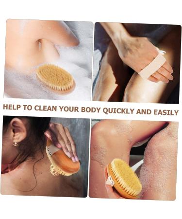 FRCOLOR 2pcs Handheld Body Brush & Massage Scrubber - Skin Care & Household Bath Accessory - Buy Online on SooperMarket.com