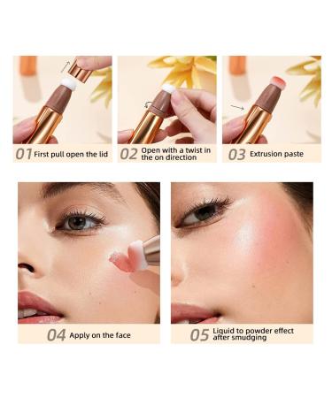 Liquid Contour Beauty Wand - Highlighter & Bronzer Stick - Long Lasting & Smooth - Easy to Apply & Blend - Waterproof (01) - Buy Online on SooperMarket.com