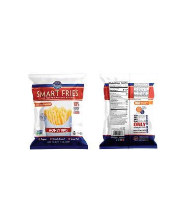 Buy Gourmet Basics Smart Fries - Low Calorie Non-GMO Gluten Free Potato Chips Variety Pack (24 x 1oz) - White Cheddar Sea Salt Jalapeno BBQ - International Shipping Available - Buy Online on SooperMarket.com