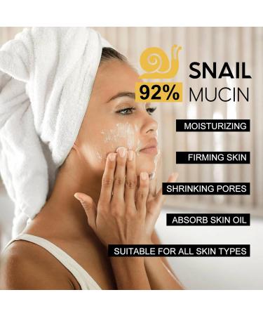 Pressed Snail All in One Cream 92 Snail Mucin Moisturiser Smooths Fine Lines Relieves Redness Long-Lasting Hydration Snail Repair Cream for All Skin Types 50ml - Buy Online on SooperMarket.com