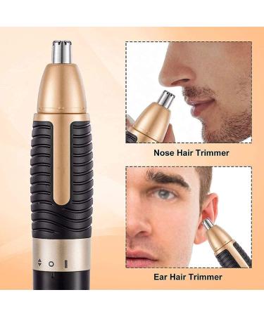 Portable Waterproof Nose and Ear Hair Trimmer - Electric Trimmer with Large-Capacity Storage for Easy Cleansing | Ideal for Home & Travel - Buy Online on SooperMarket.com
