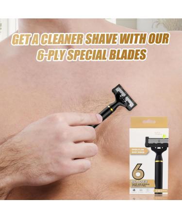 Unaone Razors for Men - Premium Black Shaving Razors with 2 Blade Refills & Ergonomic Handle - Shop Internationally - Buy Online on SooperMarket.com