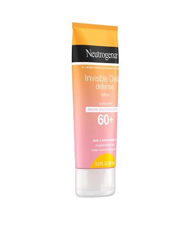 Neutrogena Invisible Daily Defense Sunscreen Lotion SPF 60+ | 3 fl oz - Ultimate UV Protection - Buy Online on SooperMarket.com
