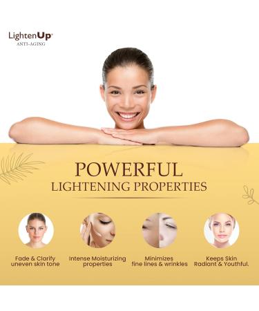 LightenUp Gold Anti-Aging Lightening Cream | Radiance Boost with Argan Oil & Shea Butter | International Shipping - Buy Online on SooperMarket.com