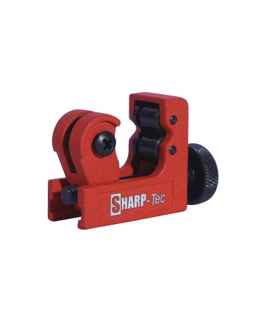 Sharp-Tec 3-22mm Mini Tube Cutter Adjustable Zinc Alloy Pipe Cutter Cutting Tool for Cutting Copper Brass PVC Aluminum (Mini Pipe Cutter) 3-22mm Adjustable Mini Cutter