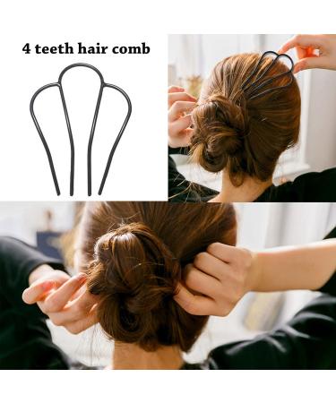 XCSJ 7 PCs Hair Split Cam Metal Combs - Bridal Hairdress Styling Tools & Fashion Accessories for Girls - Buy Online on SooperMarket.com