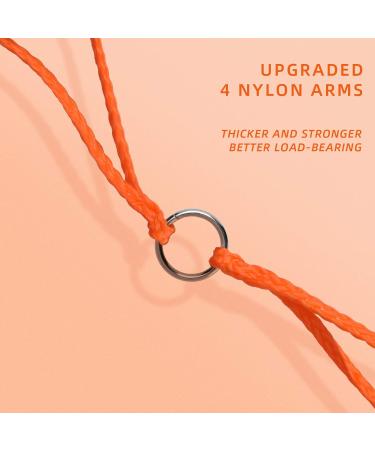SF 4 Arm Crab Trap Harness with Metal Hooks for Fishing Crabbing - 1 Pack, Blue - Buy Online on SooperMarket.com