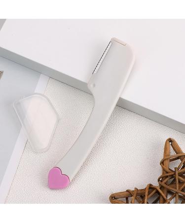 Eyebrow Razors - Multi-Purpose Dermaplaning Tools for Women | 2 Pack White | Trim Shape & Care - Buy Online on SooperMarket.com