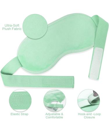 KOLTECH Cooling Gel Eye Mask - Reusable Hot Cold Pack for Stress Relief, Headaches, Migraines, Puffiness - Green - Buy Online on SooperMarket.com