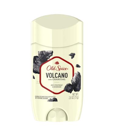 Old Spice Invisible Solid Antiperspirant Deodorant for Men Volcano with Charcoal Scent Inspired by Nature 2.6 oz