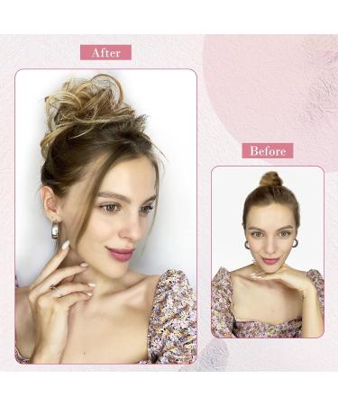 REECHO Messy Bun Hair Piece - Super Long Curly Wavy Updo Hair Extension in Black - Buy Online on SooperMarket.com