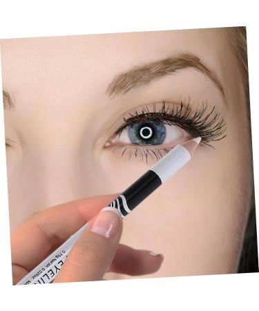 PLAFOPE White Makeup Pencil 10pcs Lying Silkworm Eyeliner Eyeshadow Make up Eyeliner Pen Woman Makeup Supply Pretty Brush Girl - Buy Online on SooperMarket.com