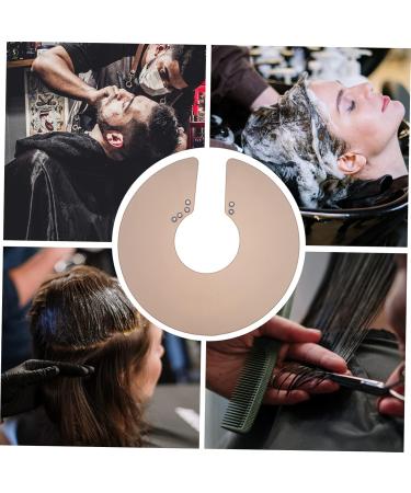MUSISALY Hair Dye Cloth Hairdressing Neck Collar Stylist Cutting Collar Hair Cutting Collar Coloring Cape for Hair Dye Salon Hair Dye Collar Haircut Neck Guard Haircut Neck Cape Cover 40X40CM - Buy Online on SooperMarket.com