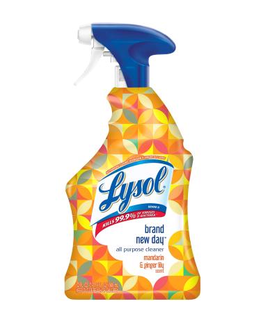 B08CZWQWHX Lysol All Purpose Cleaner Spray Mandarin & Ginger Lily 32 Fl Oz