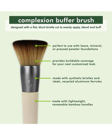 EcoTools Complexion Buffer Brush - Flawless Makeup Application | Eco-Friendly Beauty Tool - Buy Online on SooperMarket.com