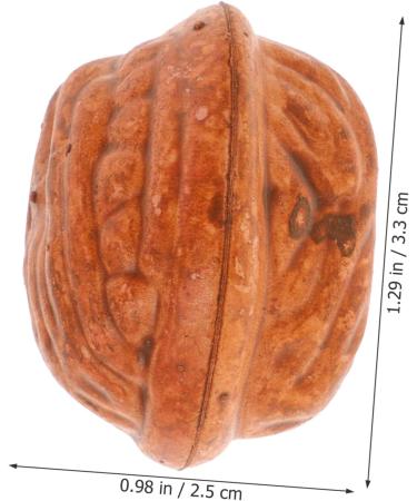 Alipis 20pcs Faux Fruit Decor Walnut Ornament Photo Props Walnut Artificial Food Fake Fruit Walnut Background Pretend Play Food Figure Lifelike Nut Ornament Wedding Birthday Present - Buy Online on SooperMarket.com
