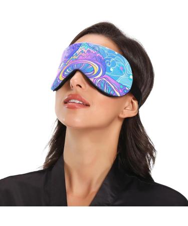 Haskirky Light Blocking Eye Mask - Breathable & Adjustable for Adults - Ideal for Travel, Yoga, Meditation & Deep Sleep - Buy Online on SooperMarket.com