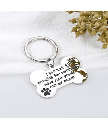 Personalized Funny Gifts for Cat and Dog Lovers - Stainless Steel Pet Tag for Dogs and Cats - Perfect Birthday or Christmas Gift for Son, Daughter, or Bestie - Buy Online on SooperMarket.com