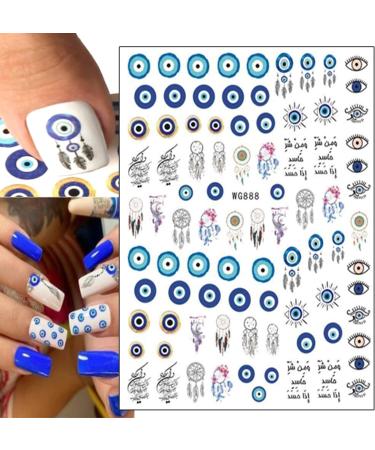 Alien Nail Art Stickers - 3D Planet Astronaut Earth Moon Star UFO Rocket Decals | Gold Luminous Self-Adhesive Designs for Women's DIY Manicures - Buy Online on SooperMarket.com