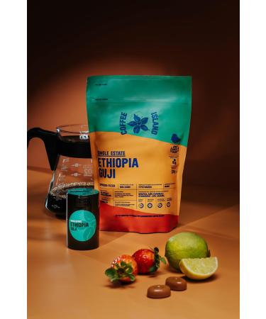 Coffee Island Single Estate Ethiopia Guji with Medium Roasting Prepacked 200g - Buy Online on SooperMarket.com