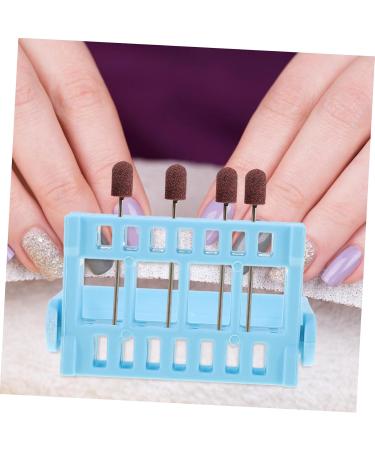 Healeved 16 Manicure Organizer Manicure Drill Bits Holder Nail Tools Nail Drill Stand Holder Nail Drill Bits Holder Grinding Head Holder Electric Tool Acrylic Electrical Tools To Rotate - Buy Online on SooperMarket.com