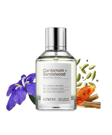 Valentine LOVERY Cardamom Sandalwood Perfume for Women & Men Inspired by L.LB O Fragrance S.antal 33 Eau de Parfum Long Lasting Perfumes Vegan Clean Natural Unisex Perfume Spray Gifts for Mom USA Clean Cardamom Sandalwood - Buy Online on SooperMarket.com