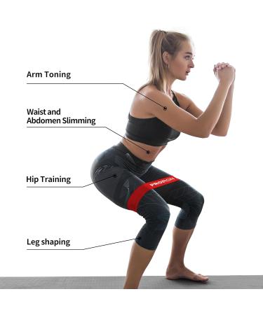 PROIRON Resistance Bands Set - Exercise Bands for Women and Men - Set of 5 with Guide and Carrying Bag (Upgraded Anti-roll Design) - Buy Online on SooperMarket.com
