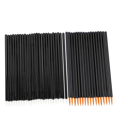 Mikinona Lash Brush 100pcs Disposable Eyelash Brush Makeup Brush Lash Applicator Eyeliner Fiber Brush Eyes Girl Tool