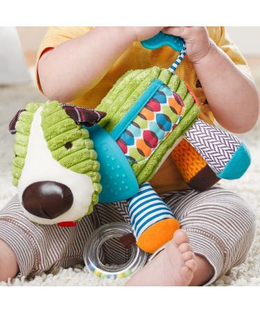 Skip Hop Bandana Buddies Puppy Baby Activity Teething Toy - Multi-Sensory Rattle & Textures - Buy Online on SooperMarket.com