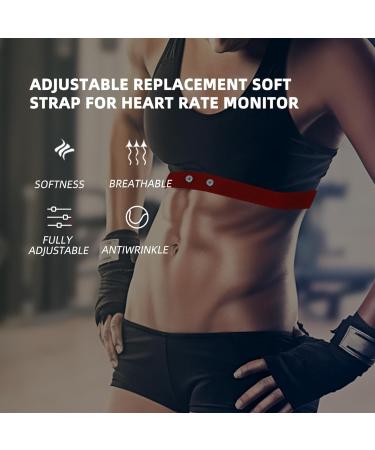 Fitcent Pulse Knife Breast Replacement Belt | Compatible with Polar H10 H7 | Adjustable Soft HR Belt for Heart Rate Sensor - GetaWay Solids - Buy Online on SooperMarket.com
