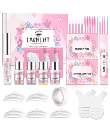 Lash Lift Kit Eyelash Perm Kit Lash Curling Eyelash Extension Set Semi-Permanent Curling Lifting Perming Wave for Beauty Salon Home Use
