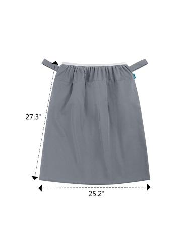 Teamoy 2 Pack Pail Liner for Cloth Diapers Reusable Diaper Pail Bag with Elastic Band and Drawstring Fits for 13.2 Gallon Trash Can and Diaper Pails Gray Gray+Gray - Buy Online on SooperMarket.com
