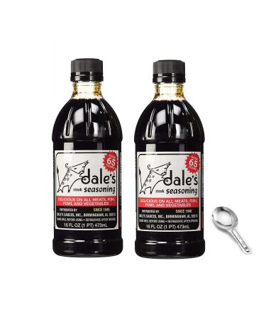Dales Liquid Steak Seasoning (Pack of 2) W/ Custom F.O.Y Brand Measuring Spoon