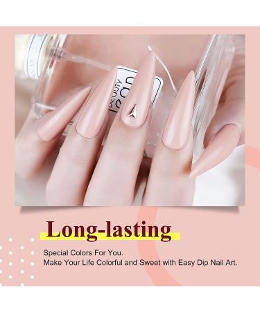 28g Fine Dipping Powder Nude Color - Bare Naked Summer Gel Nail Powder (No.8) - Buy Online on SooperMarket.com