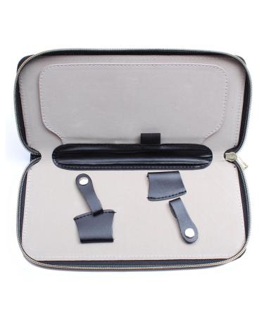 Portable Leather Scissor Organizer Storage Bag Practical Solution for Hair Stylists and Barbers Adjustable Tightness