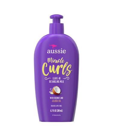 Aussie LeaveIn Detangling Milk Miracle Curls Ounce  6.7 Fl Oz 6.7 Fl Oz (Pack of 1)