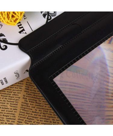 Jeanoko Reading Magnifier Magnifier Sheet PVC Bookmark Reading Aid A4 Full Page 3X Magnifying Tool for Elderly and People with Low Vision - Buy Online on SooperMarket.com